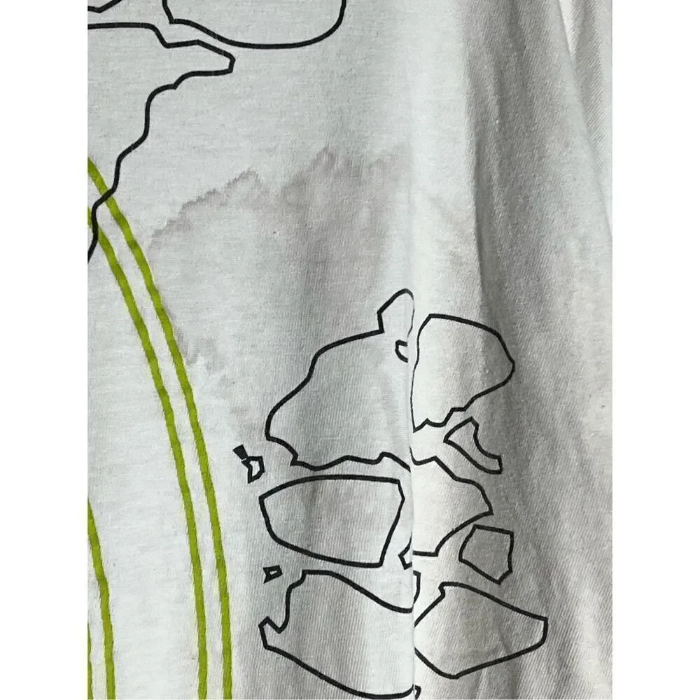 Vintage Y2K Rare Jordan Topography Radar Tee